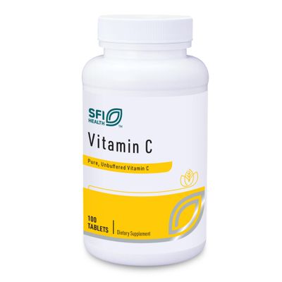 Klaire Labs Vitamin C - 1000 Milligrams L-Ascorbic Acid in Coated Tablets to Protect from Oxidation (100 Tablets)