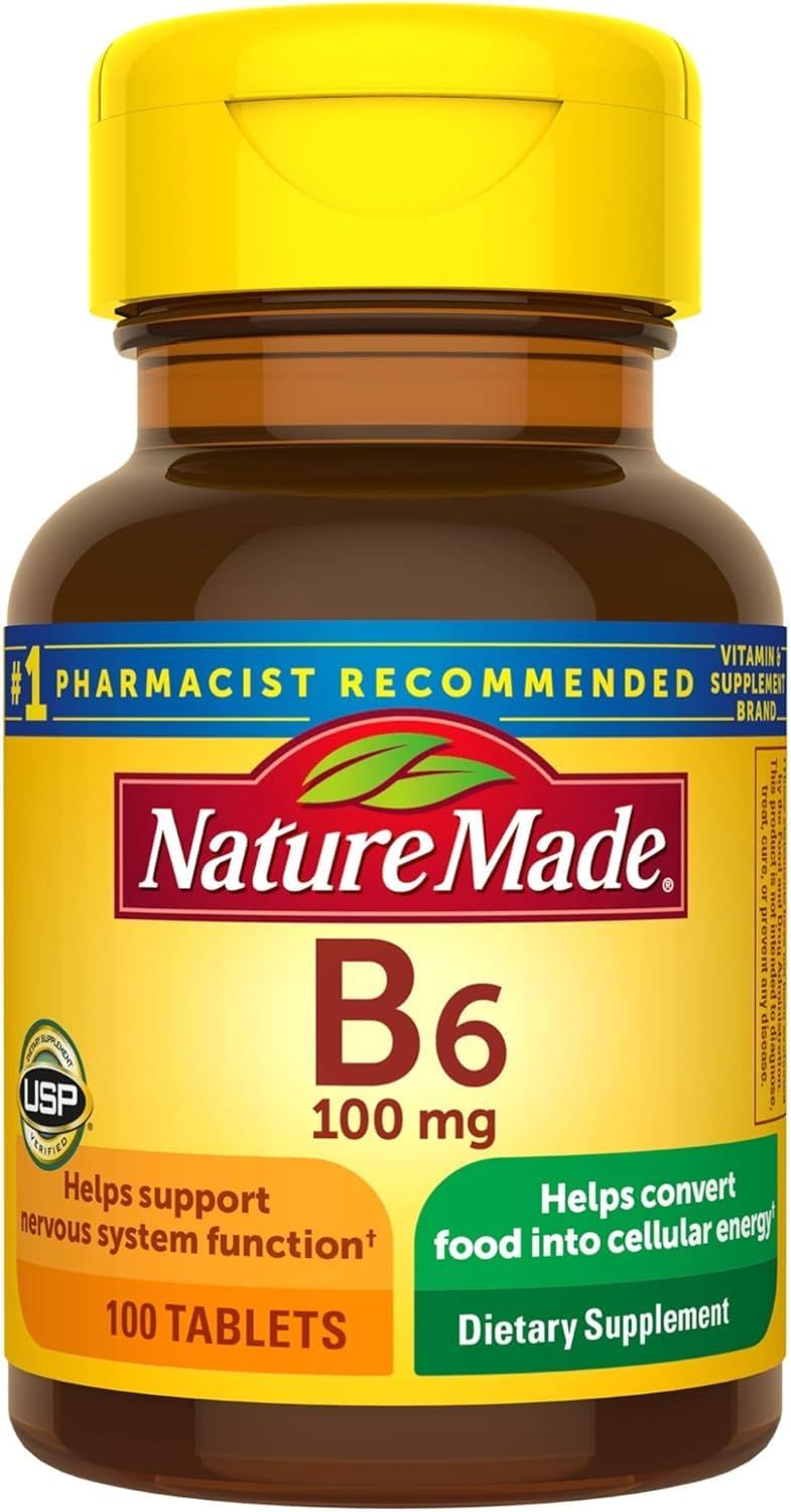 Nm Vitmn B6 100mg Tab Size 100ct