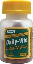 Rugby Daily-Vite 100 Tabs by Rugby