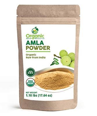Organic Amla Powder - 1.10 lbs (17.64 oz) | Amalaki, USDA Organics, Non-GMO, Kosher, Halal - 100% Raw and Natural, by SHOPOSR