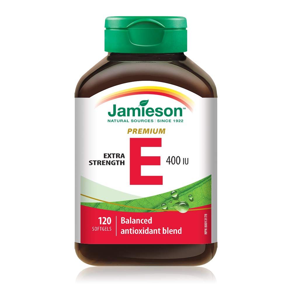 Jamieson Balanced Vitamin E Complex 400IU 120 Softgels