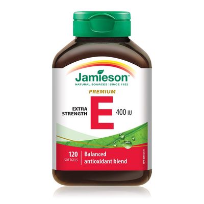 Jamieson Balanced Vitamin E Complex 400IU 120 Softgels