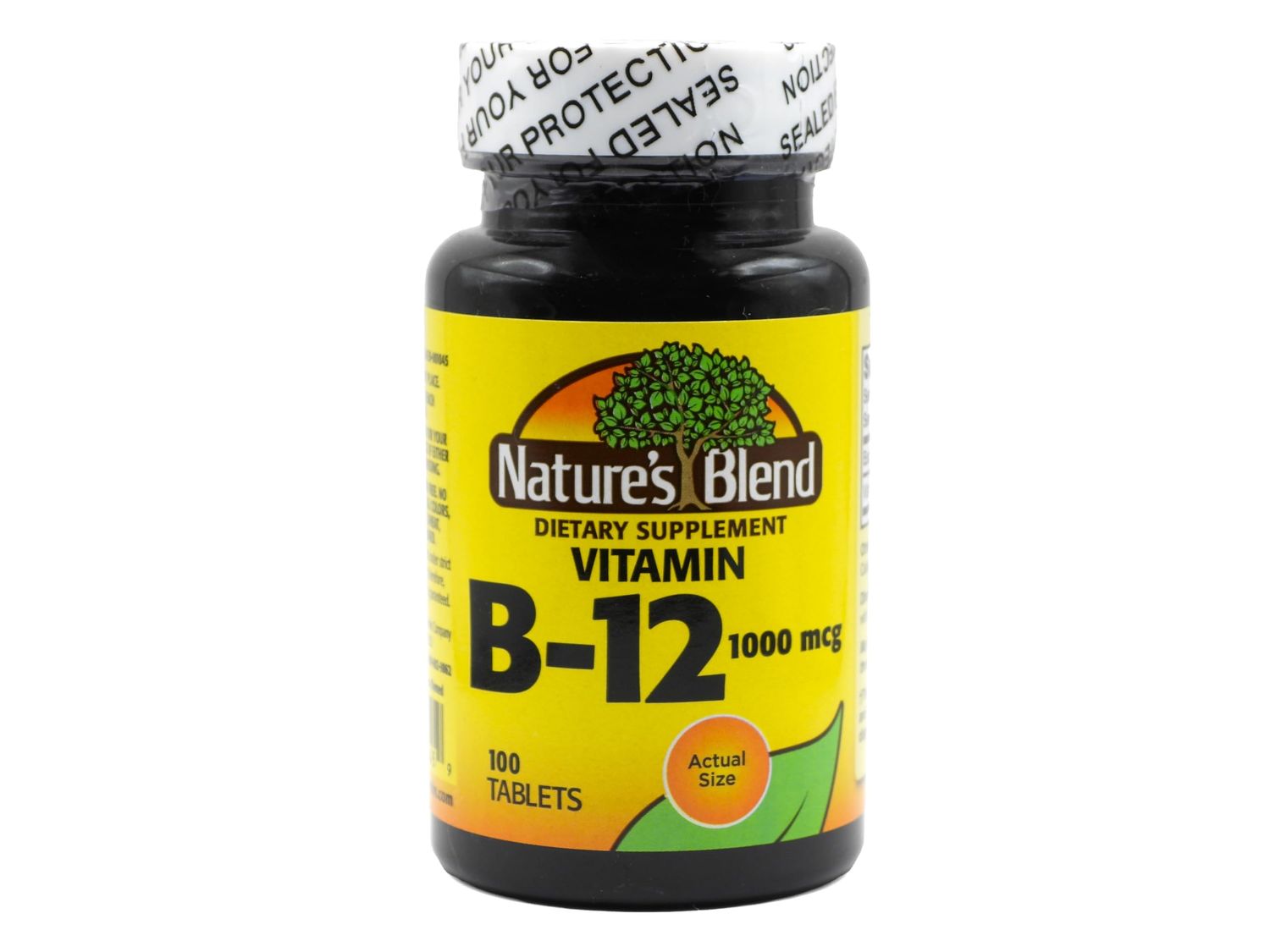 Nature&#39;s Blend Vitamin B-12 1000 MCG, 100 Tablets - Boosts Energy, Supports Nerve Health, Enhances Metabolism, and Promotes Red Blood Cell Formation