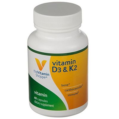 Vitamin D3 &amp; K2 2,500 IU (60 Capsules) by The Vitamin Shoppe