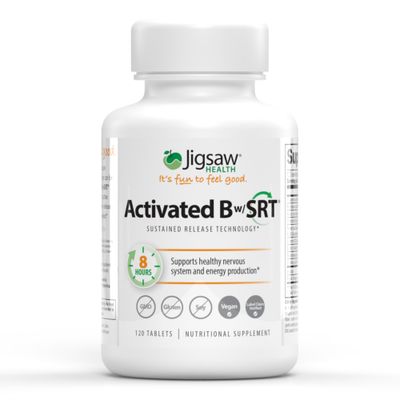 Jigsaw Health Activated B Complex w/SRT, 120 Tablets