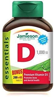 Jamieson Vitamin D 1,000 IU, 240 tabs Bonus