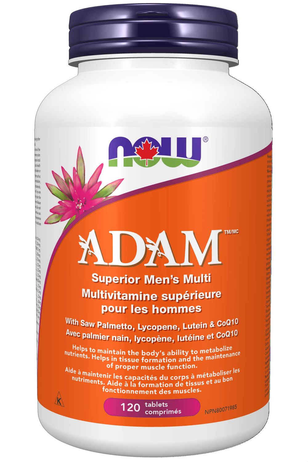 Now Foods Adam Men&#39;s Multi 2/Day 120Tab, 120 CT