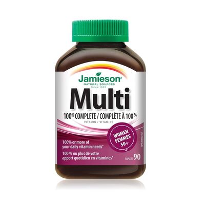 Jamieson Multi Complete Vitamin for Women 50+ 90 Caplets