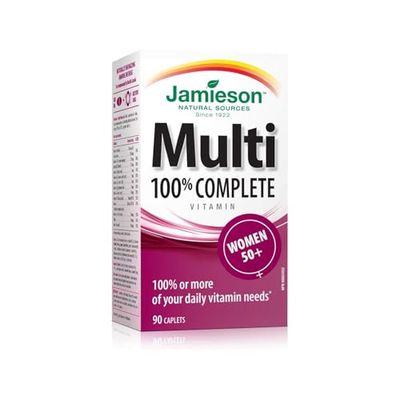 Jamieson Multi Complete Vitamin for Women 50+ 90 Caplets