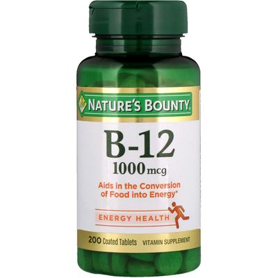 Nb B-12 1000mcg Size 200ct Nb B-12 1000mcg Tablet Value Size 200ct