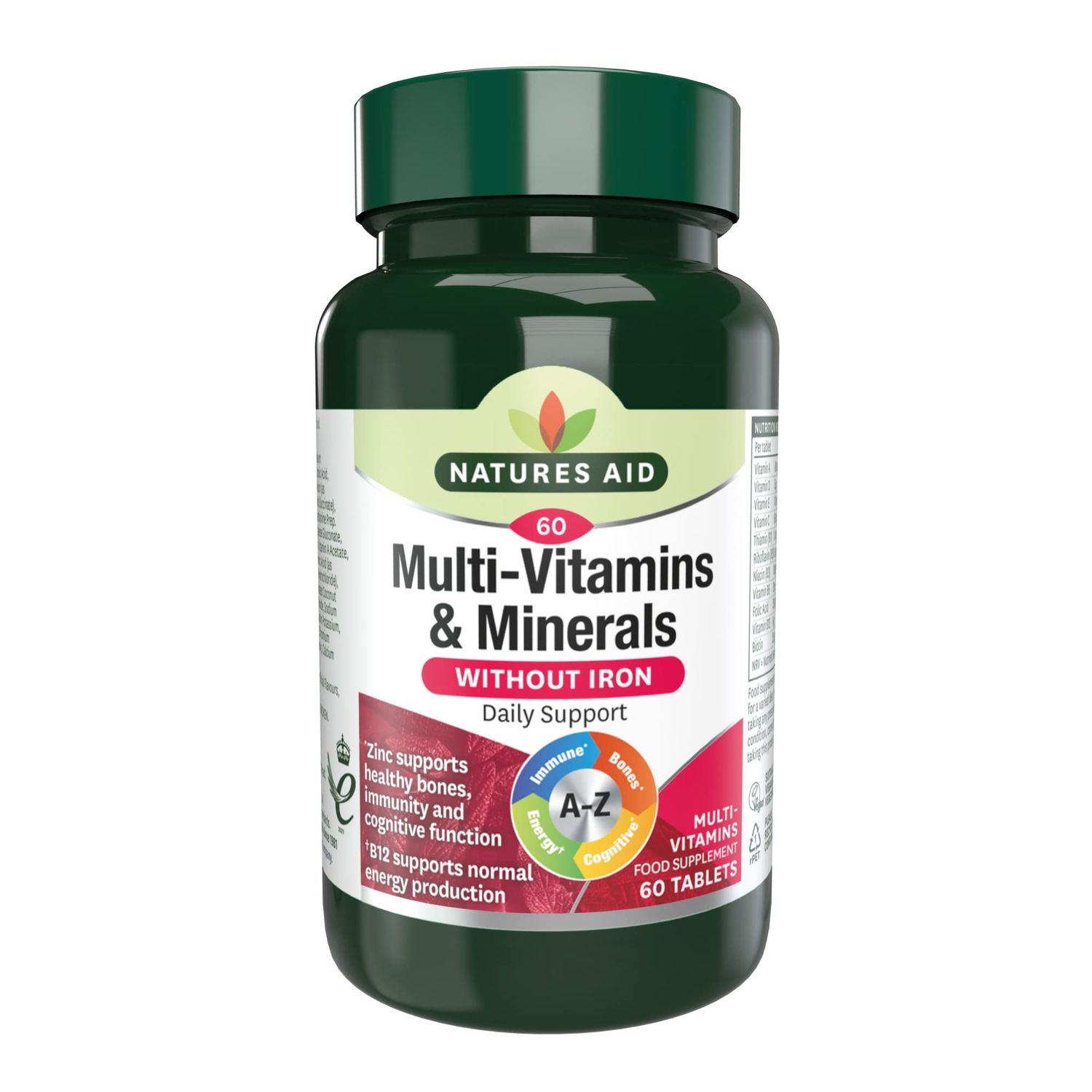 Natures Aid Multi Vitamins and Mineral 60 Tablets