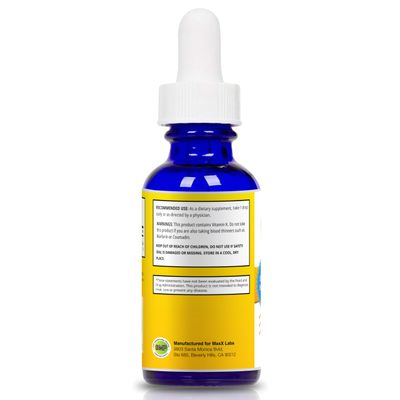 Vitamin D3 K2 Liquid Drops - Vitamin D3 2000 IU Per Drop - Liquid Vitamin D3 with K2 Supplements for Adults & Kids - Vit D for Healthy Bones, Heart & Immune Health - Vitamin D K2 MK7 Dropper 1 Oz