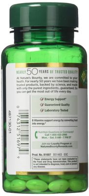 Nature's Bounty Biotin 10,000 mcg, Rapid Release Softgels 120 ea ( Pack of 2)