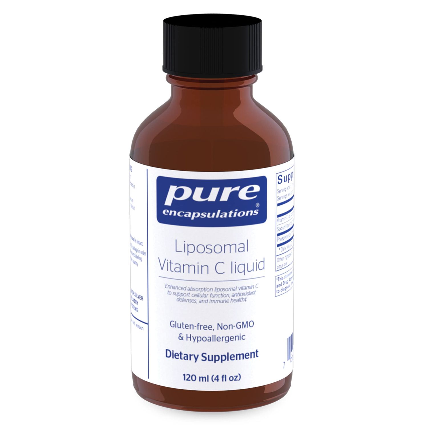 Pure Encapsulations Liposomal Vitamin C | Support for Cellular Function, Antioxidant Defenses and Immune Health* | 4 fl. oz.