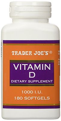 Trader Joe&#39;s Vitamin D-3 1000iu, 180softgels