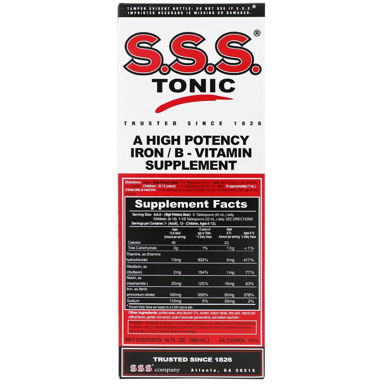 Sss Tonic Liquid 10 oz. (3-Pack)