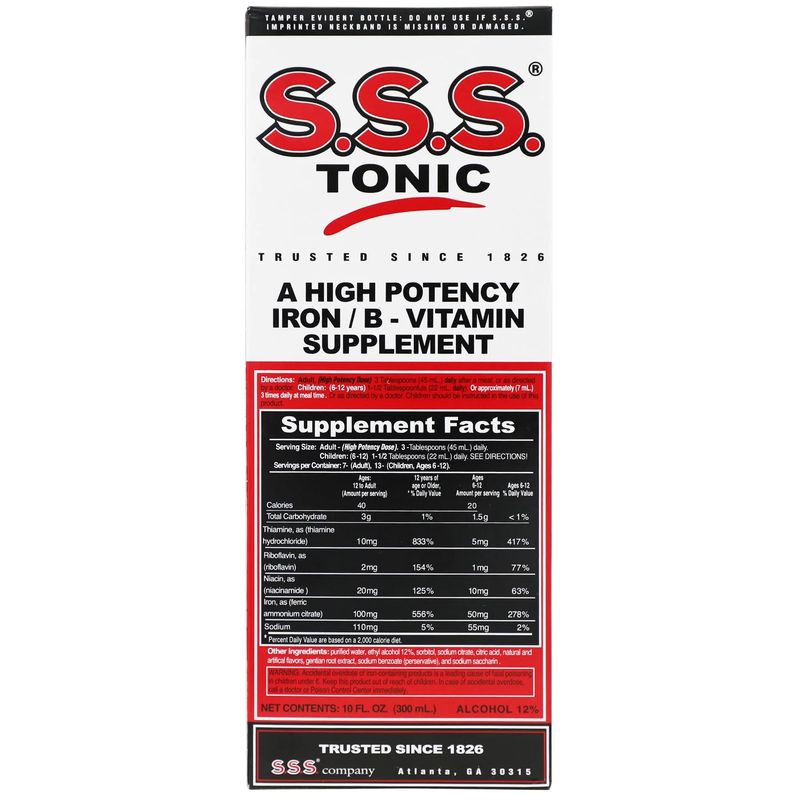 Sss Tonic Liquid 10 oz. (3-Pack)