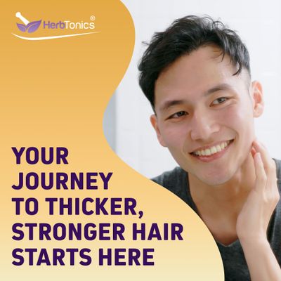 Herbtonics Foli Gummies | Biotin Gummies with Hair Vitamins | Hair Growth Supplement for Women & Men | Hair, Skin and Nails Vitamins Gummies for Women | Vitamins for Hair Growth | 60 Sugarfree Gummies