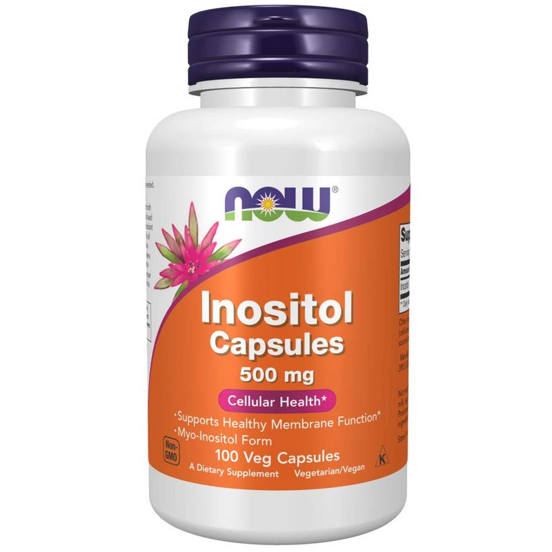 NOW Foods Inositol, 100 Capsules / 500mg