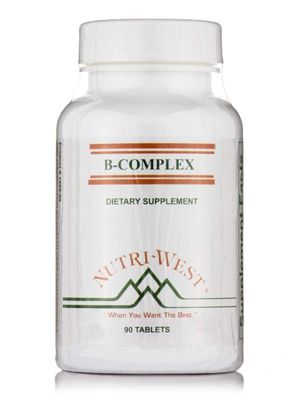 B-Complex - 90 Tablets by Nutri West