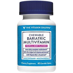 Chewable Bariatric Multivitamin a Once Daily a Tropical Berry (60 Chewable Tablets)