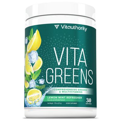 Vita Greens Superfood Powder: Immune and Digestion Support | Enhanced Energy | Daily Multivitamin Blend