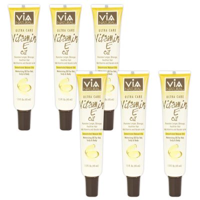 (PACK OF 6) Via Natural Ultra Care Oil- Vitamin E (1.5oz)
