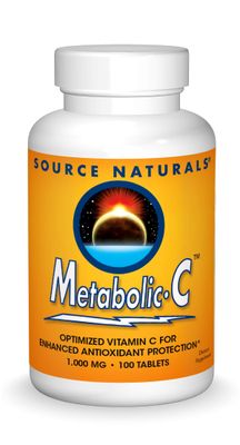 Source Naturals Metabolic C, 1000mg Vitamin C - 100 Tablets