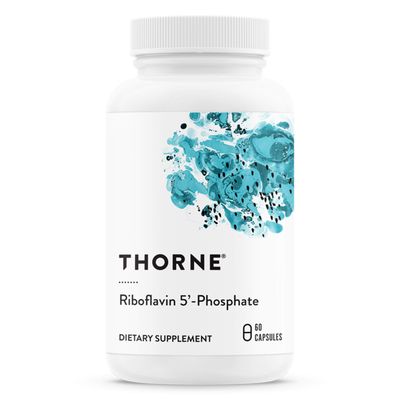 THORNE Riboflavin 5&#39;-Phosphate - Bioactive Form of Vitamin B2 for Methylation Support - 60 Capsules