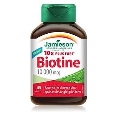 Jamieson Biotin 10,000 mcg, 45 softgels