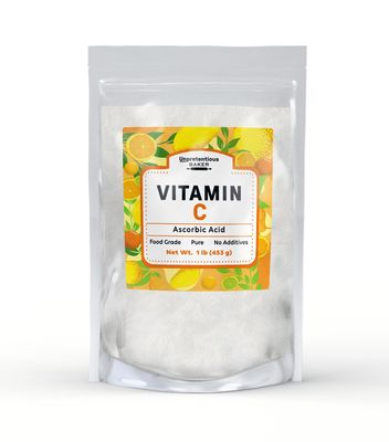Unpretentious Vitamin C Powder Baker (1 lb) Ascorbic Acid, Resealable Bag