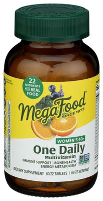 MEGAFOOD Women&#39;s 40+ One Daily Multivitamin Tablets, 72 CT