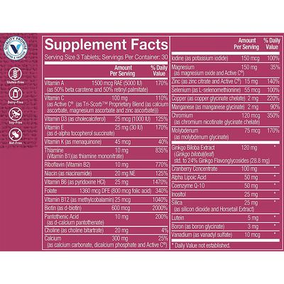 The Vitamin Shoppe Ultimate Woman 50+ Multivitamin (90 Tablets)