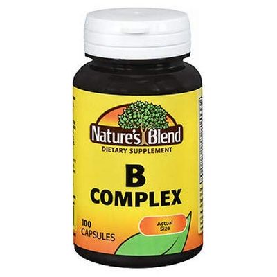 Nature&#39;s Blend B Complex Capsules - 100 ct, Pack of 2