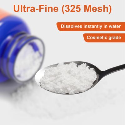 Ultra Fine Vitamin C Powder (Cosmetic Grade, 100g), Pure Organic L-Ascorbic Acid Powder for Face and Skin, Great for Making Fresh & Effective Vitamin C serum (325 Mesh)