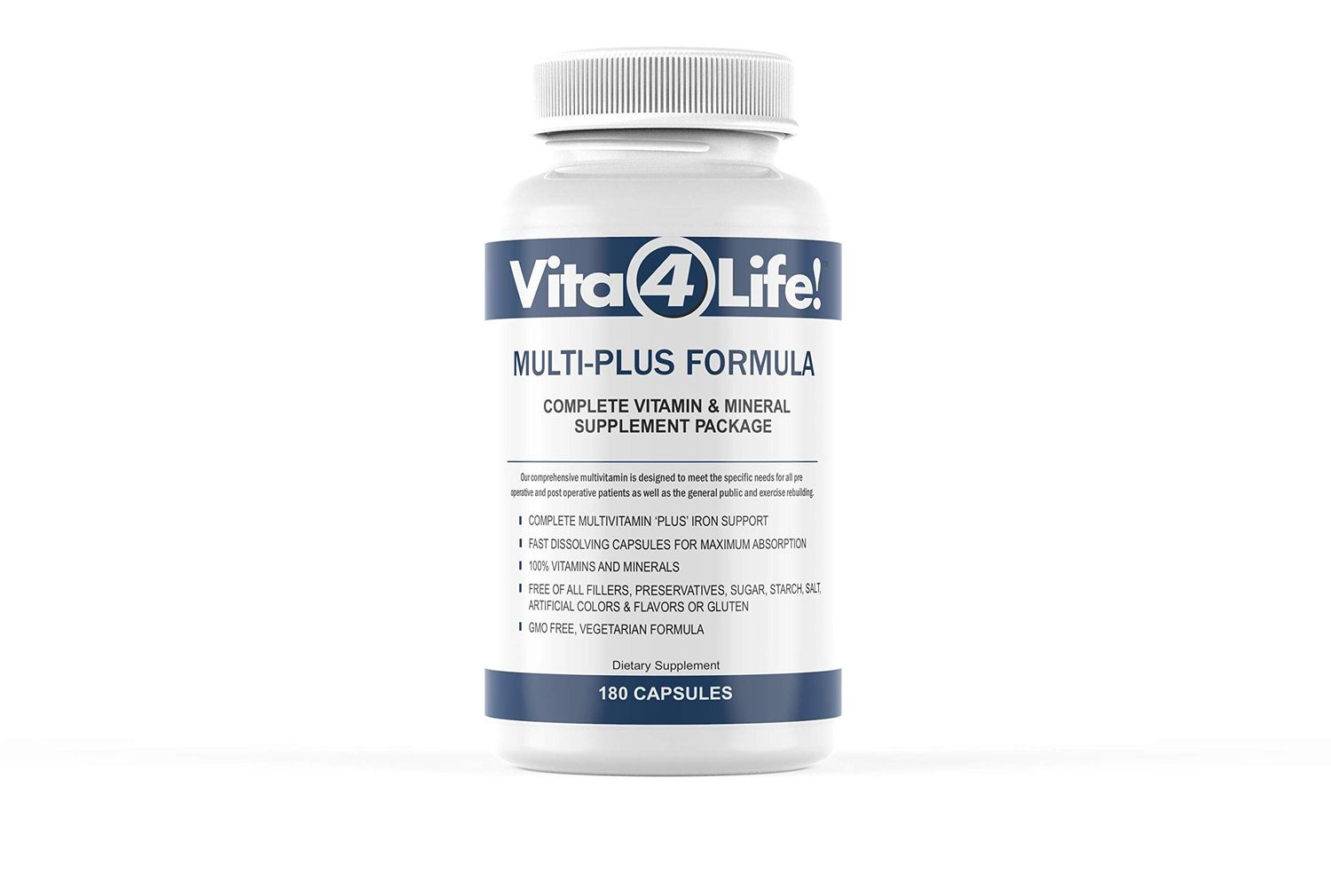 Vita4Life Bariatric Multivitamins, Multi-Plus Formula (180 Count)