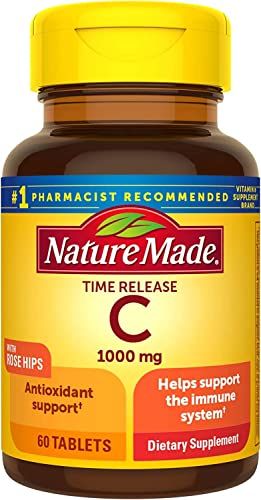 Nature Made Vitamin C 1000mg Dietary Supplement Tablets , 60 CT (Pack of 3)