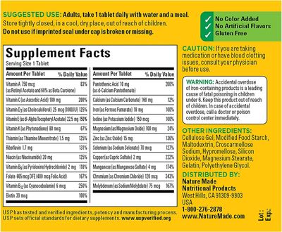 Nature Made Multi Complete Tablets 130 ea (Pack of 5)
