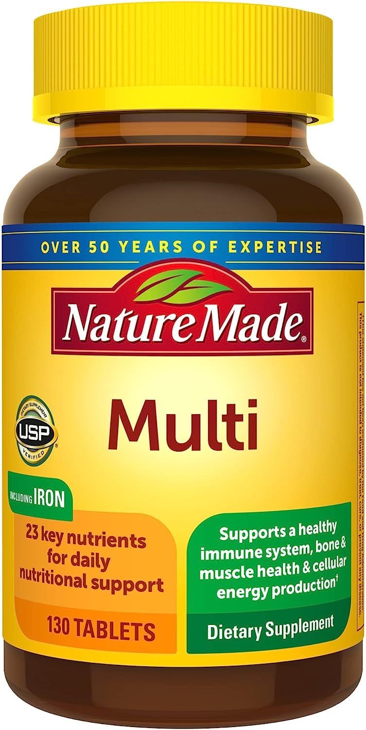 Nature Made Multi Complete Tablets 130 ea (Pack of 5)