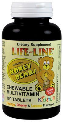 Nature&#39;s Blend Honey Bears Chewable Multivitamin 100 Tablets