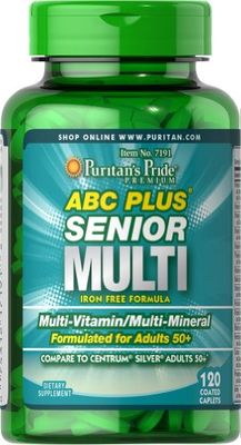 Puritan&#39;s Pride ABC Plus Senior Multivitamin Multi-Mineral Formula