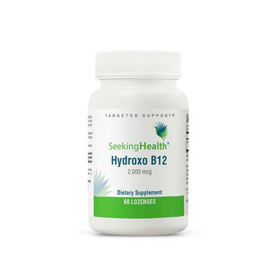 Seeking Health Hydrox-Adeno B12 - Vitamin B Supplement for Energy Support - Supplement with Folate to Support Methylation &amp; Homocysteine Levels - 2000 mcg, 60 Lozenges