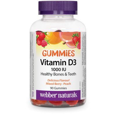 Webber Naturals Webber Natruals Vitamin D3, 1000 Iu 90 Count