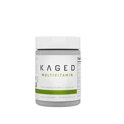 Kaged Multivitamin with Whole Foods | Organic Fruits &amp; Veggies | Plant Based | Vegan Multivitamin for Women and Men | Vitamin C, D, E, B12 | 60 Servings