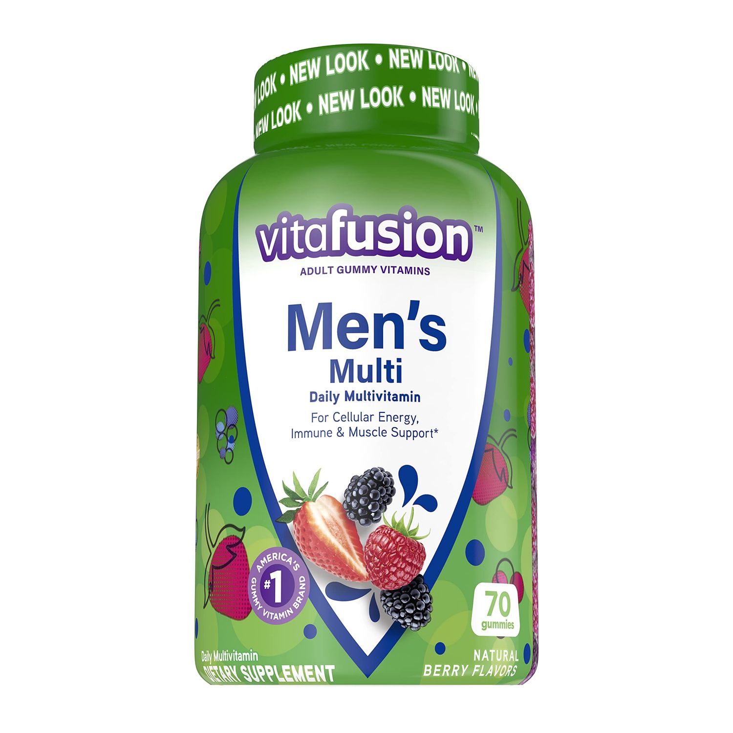 Vitafusion Men&#39;s Daily Multivitamin Gummy 70 ea