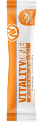 NutraOne VitalityOne On The Go Complete Multivitamin, Probiotic and Enzyme Blend Orange Cream - 30 Servings