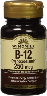 Vitamin B-12 TABS 100 Mcg WMILL Size: 100