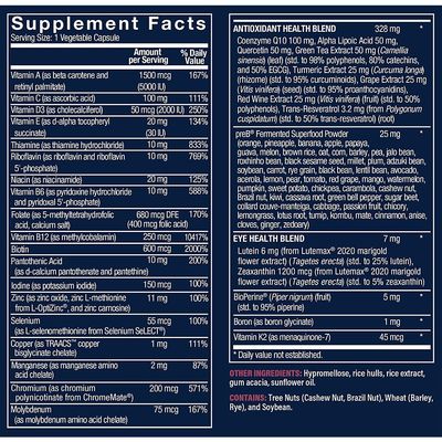 Vthrive Once-Daily Bioactive Multivitamin for Women 50+ Supports Stress Relief, Healthy Aging, &amp; Overall Wellness with Essential Nutrients &amp; Antioxidants (30 Vegetarian Capsules)
