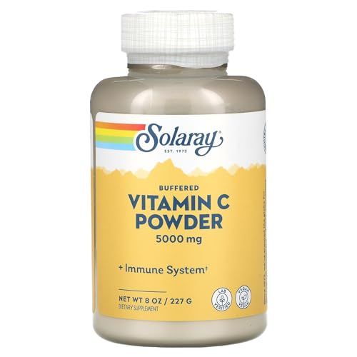 Solaray Buffered Vitamin C Powder, 5,000 mg, 8 oz (227 g)