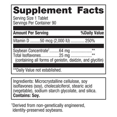 Metagenics D3 2000 Complex - Vitamin D3 Supplement - with Isoflavones for Absorption* - Bone Health & Immune Support* - Non-GMO & Gluten Free - 90 Count